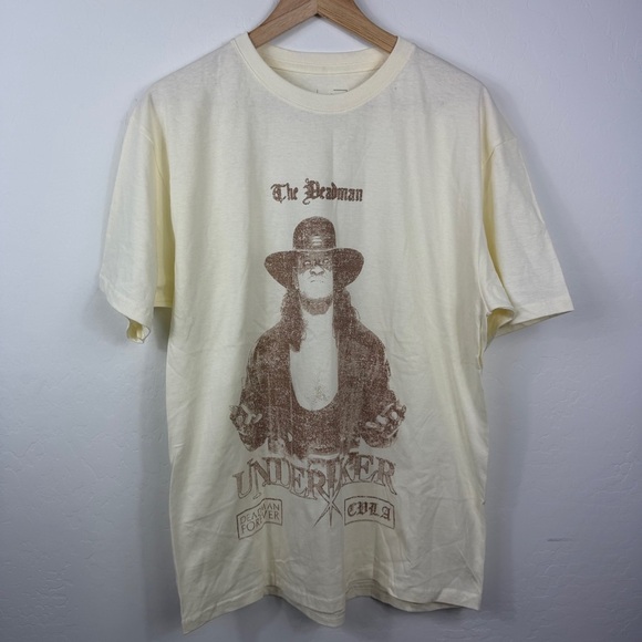 cvla Other - WWE Beige Undertaker Graphic Tee